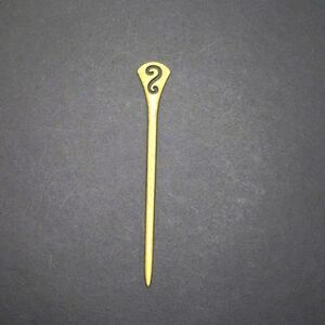 BRONZE hair accessory chopstick bun holder